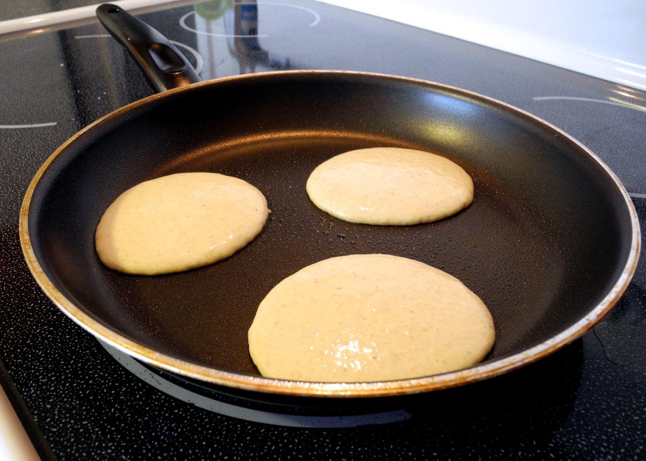 or to the on a thin stove pancakes how cook banana them  griddle. make Then